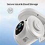 CiNMOORE Dual Band Wifi Pan & Tilt Camera with Solar Panel, White (PT2WU)~#|#~sp315213219_sc7