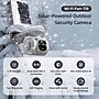 CiNMOORE Dual Band Wifi Pan & Tilt Camera with Solar Panel, White (PT2WU)~#|#~sp315213222_sc7