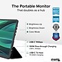 Plugable 15.6" 60Hz Portable Monitor, Universal Docking Staton, Gray (USBC-PDMON)~#|#~sp315253169_sc7
