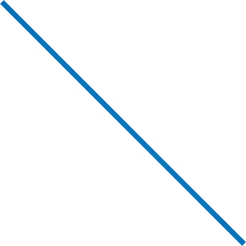 4" Paper Twist Ties, Blue 2000/Carton (PBT4B) image 1