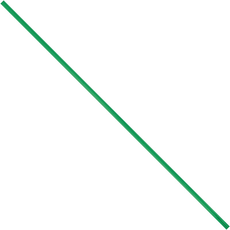 10" Plastic Twist Ties, Green 2000/Carton (PLT10G) image 1
