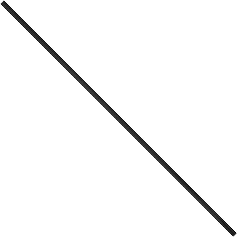 10" Plastic Twist Ties, Black 2000/Carton (PLT10K) image 1