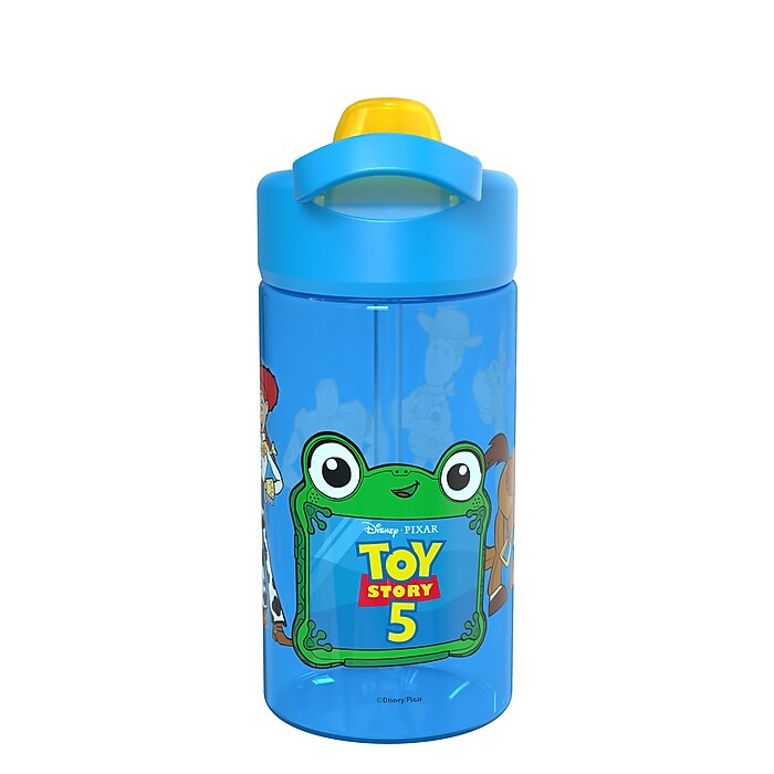 Zak Jubilee Toy Story 5 Woody Plastic Water Bottle, 16 oz., Blue