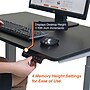 VICTOR High Rise 36"W Electric Rectangular Adjustable Standing Desk, Black (DC830B)~#|#~sp315375740_sc7