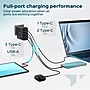 Turonic Wall Charger GaN Charging Station, 100W, 6.5ft, Black (BZ-A075)~#|#~sp315516879_sc7