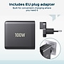 Turonic Wall Charger GaN Charging Station, 100W, 6.5ft, Black (BZ-A075)~#|#~sp315516880_sc7