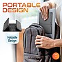 Delton F75/SW60 Bluetooth Foldable Computer Keyboard with Touchpad and Adjustable Tablet Stand Kit, Black/Silver (DKBF75KT1)~#|#~sp315549950_sc7
