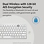 Kensington Multi-Device Dual Wireless Compact Keyboard, Silver (K75504US)~#|#~sp315550268_sc7