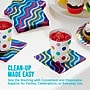 Say Hooray! Color Waves Beverage Napkins, 2-ply, Multicolored, 64/Pack (DTC382768BNAP)~#|#~sp315889692_sc7