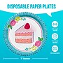 Say Hooray! Floral Cake 7" Paper Plates, Assorted, 32 Plates/Pack (DTC382611PLT)~#|#~sp315889716_sc7