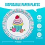 Say Hooray! Floral Cake 7" Paper Plates, Assorted, 32 Plates/Pack (DTC382611PLT)~#|#~sp315889717_sc7