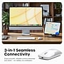 Satechi Slim EX Wireless Ambidextrous USB-C Mouse, Silver (ST-MEXS)~#|#~sp315896924_sc7