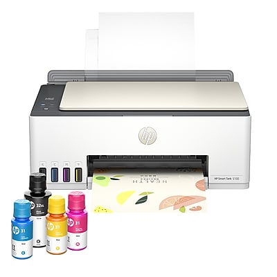 HP Smart Tank 5100 Wireless All-in-One Supertank Printer, Up to 3 Years of Ink Included (9B2D1A) Simolary simolary.com