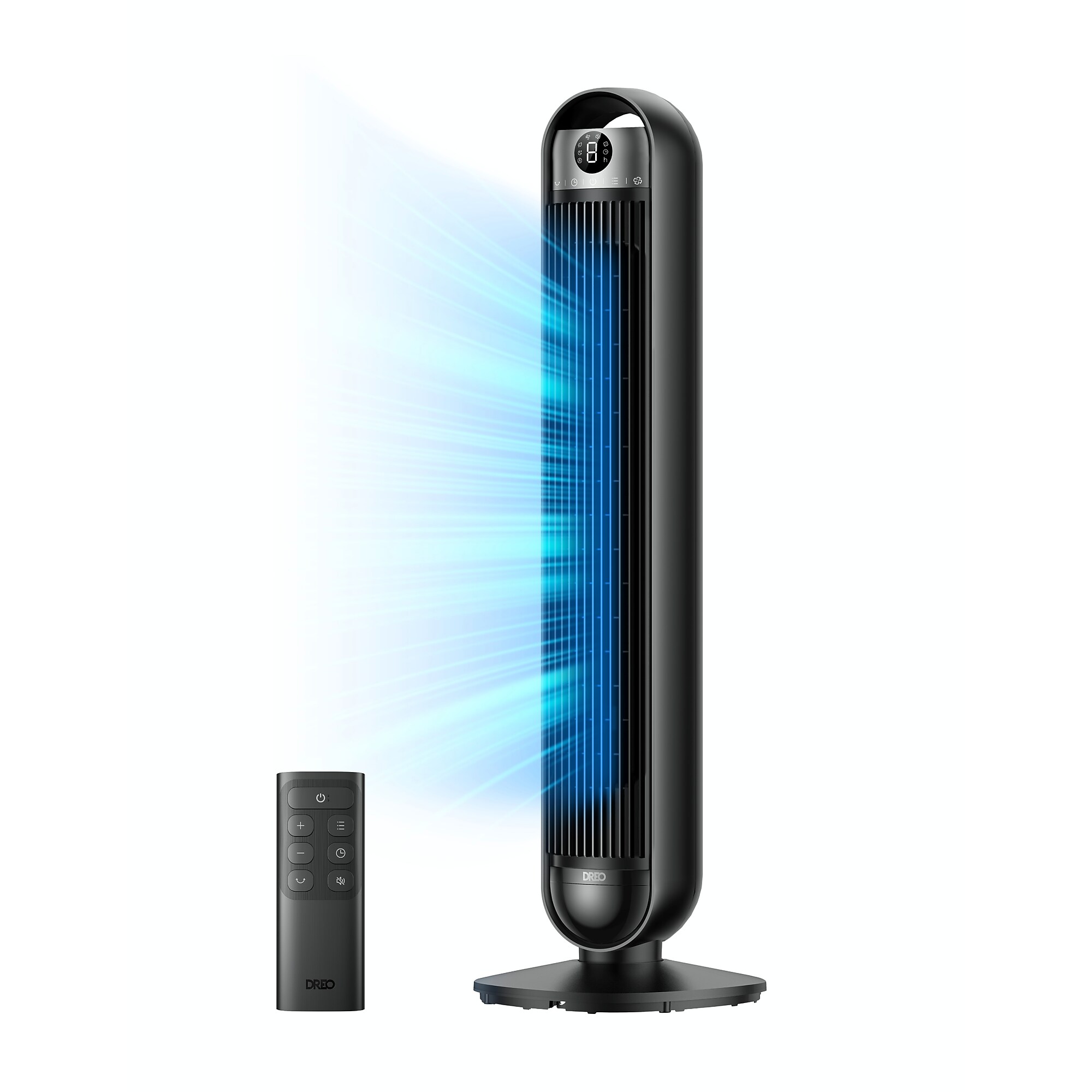DREO Oscillating Tower Fan, 6-Speed, Black (DRHTF020) Sansujyuku sansujyuku.com