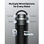 DREO Oscillating Tower Fan, 9-Speed, Black (DRHTF011S)~#|#~sp316235964_sc7