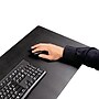 Fellowes Faux Leather Dual Sided Desk Pad, 31.5" x 15.75", Black/Gray (100141770)~#|#~sp316311088_sc7