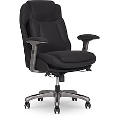 La-Z-Boy Noelin Ergonomic Fabric Swivel Task Chair, Black (52703