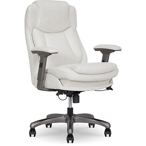 La-Z-Boy Noelin Ergonomic Fabric Swivel Task Chair, Cream (52703