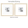 Excello Brands 12" x 12" MDF Square Triple Matted Picture Frame, Ash Wood (PF-TM1212-ASH)~#|#~sp316603897_sc7