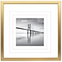 Excello Brands 18" x 18" MDF Square Triple Matted Picture Frame, Brushed Gold (PF-TM1818-GLD)~#|#~sp316604007_sc7