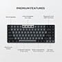 Satechi SM1 Slim Wireless Mechanical Keyboard, Linear Keys, Dark (ST-KSM1DK-EN)~#|#~sp316604015_sc7