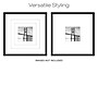 Excello Brands 12" x 12" MDF Square Triple Matted Picture Frame, Black (PF-TM1212-BLK)~#|#~sp316604024_sc7