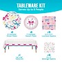 Say Hooray! Birthday Bow Bash Tableware Kit, Serves 8 Guests (DTC0064E2A)~#|#~sp316693334_sc7