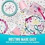 Say Hooray! Birthday Bow Bash Tableware Kit, Serves 8 Guests (DTC0064E2A)~#|#~sp316693340_sc7