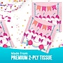 Say Hooray! Floral Cake Lunch Napkins, 2-Ply, Multicolored, 64/Pack (DTC382612NAP)~#|#~sp316693949_sc7