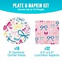 Say Hooray! Birthday Bow Bash Tableware Kit, Serves 16 Guests (DTC0064E2G)~#|#~sp316696097_sc7