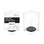 Azar Displays 8.5" x 11" Three-Sided Revolving Sign and Menu Holder, Black Acrylic, 2/Pack (193732-BLK-2PK)~#|#~sp316742988_sc7