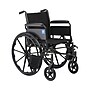 Medline Guardian K3 Lightweight Manual Wheelchair, 18" Seat Width, Full Length Arms, Swing-Away Footrests (K3186N14S)~#|#~sp316746239_sc7