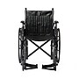 Medline Guardian K1 Manual Wheelchair, 18" Seat Width, Swing-Back Desk-Length Arms, Swing-Away Footrests, Black (K1186V22S)~#|#~sp316752050_sc7