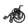 Medline Guardian K3 Lightweight Manual Wheelchair, 16" Seat Width, Removable Desk-Length Arms, Elevating Leg Rests (K3166N34E)~#|#~sp316752086_sc7