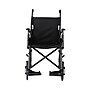 Medline Transport Wheelchair, 19" Seat Width, Flipback Desk Length Arms, Black (MDS808200BP)~#|#~sp316752505_sc7