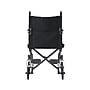 Medline Transport Wheelchair, 19" Seat Width, Fixed Full Length Arms, Swing-Away Footrests,Black (MDS808200B)~#|#~sp316752520_sc7