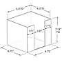 Azar Acrylic Napkin Holder, Clear (255620-1PK)~#|#~sp316752550_sc7