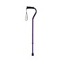 Medline Adjustable Single Point Offset Handle Standard Cane, Purple (MDS86440PRH)~#|#~sp316754894_sc7