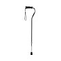 Medline Adjustable Single Point Offset Handle Standard Cane, Chrome (MDS86440CHRH)~#|#~sp316754900_sc7