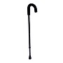Medline Adjustable Single Point Crook Handle Standard Cane, Black (MDS86415H1)~#|#~sp316754995_sc7