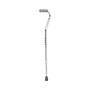 Medline Adjustable Single Point Bariatric Offset Handle Standard Cane, Chrome (MDS86420XWCHR)~#|#~sp316755017_sc7