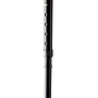 Medline Adjustable Single Point T-Handle Folding Cane, Black (MDS86430WH1)~#|#~sp316755025_sc7