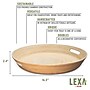 LEXA by Joyce Chen 16-In. Bamboo Serving Tray with Cutout Handles (LX16HST-NTL)~#|#~sp316756102_sc7