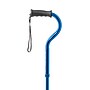 Medline 4U Adjustable Small Quad Offset Handle Folding Cane, Blue (4UCANEB)~#|#~sp316757453_sc7