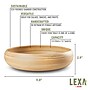 LEXA by Joyce Chen 12-In. Bamboo Fruit Bowl, Natural (LX12FRB-NTL)~#|#~sp316757702_sc7