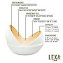 LEXA by Joyce Chen Bamboo Bowl Set, 3-Piece, White (LX3BSS-WHT)~#|#~sp316757794_sc7
