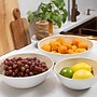 LEXA by Joyce Chen Bamboo Bowl Set, 3-Piece, White (LX3BSS-WHT)~#|#~sp316757801_sc7