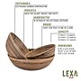 LEXA by Joyce Chen Bamboo Bowl Set, 3-Piece, Black/Natural (LX3BSS-BKB)~#|#~sp316757851_sc7