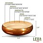 LEXA by Joyce Chen 12-In. Bamboo Fruit Bowl, Copper (LX12FRB-CPR)~#|#~sp316757942_sc7