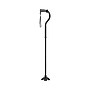 Medline 4U Adjustable Small Quad Offset Handle Folding Cane, Black (4UCANE)~#|#~sp316758127_sc7